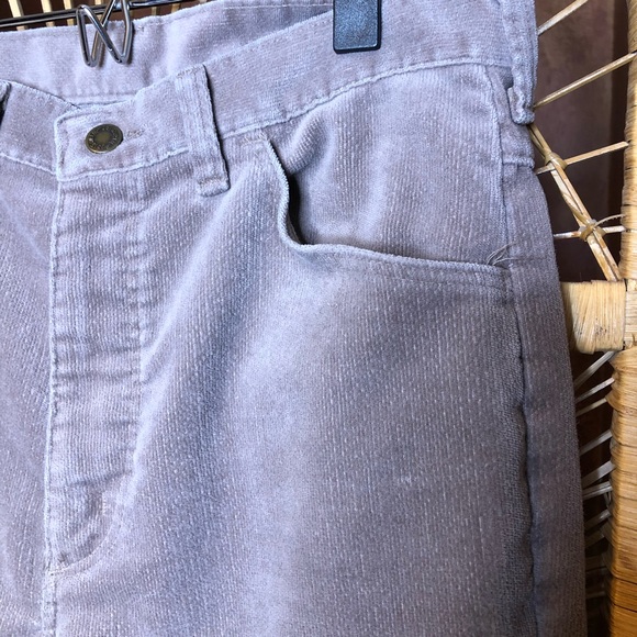 WRANGLER Vintage Corduroy Pants High Rise Mom Mauve Size 30 - Picture 4 of 15